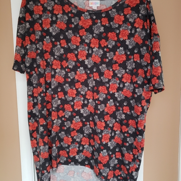 Lularoe colorful floral top, small - Picture 2 of 4